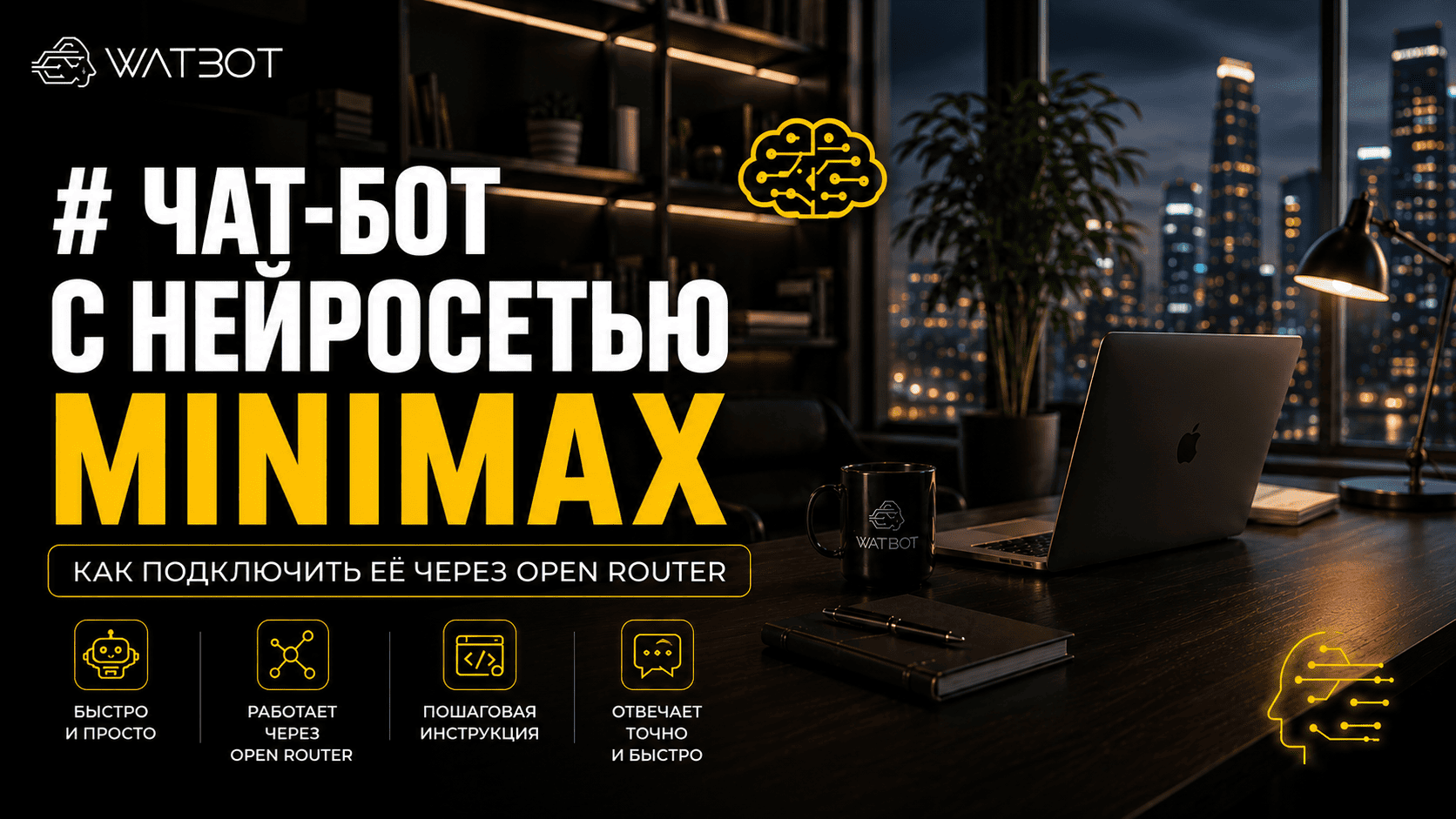 ЧАТ-БОТ С НЕЙРОСЕТЬЮ MINIMAX: ПОШАГОВАЯ ИНСТРУКЦИЯ